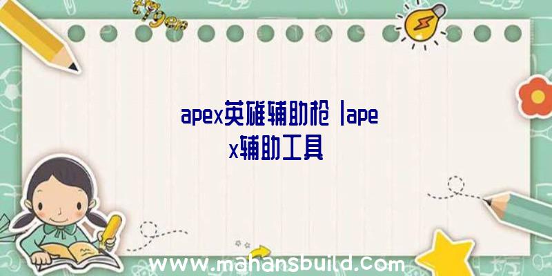 「apex英雄辅助枪」|apex辅助工具